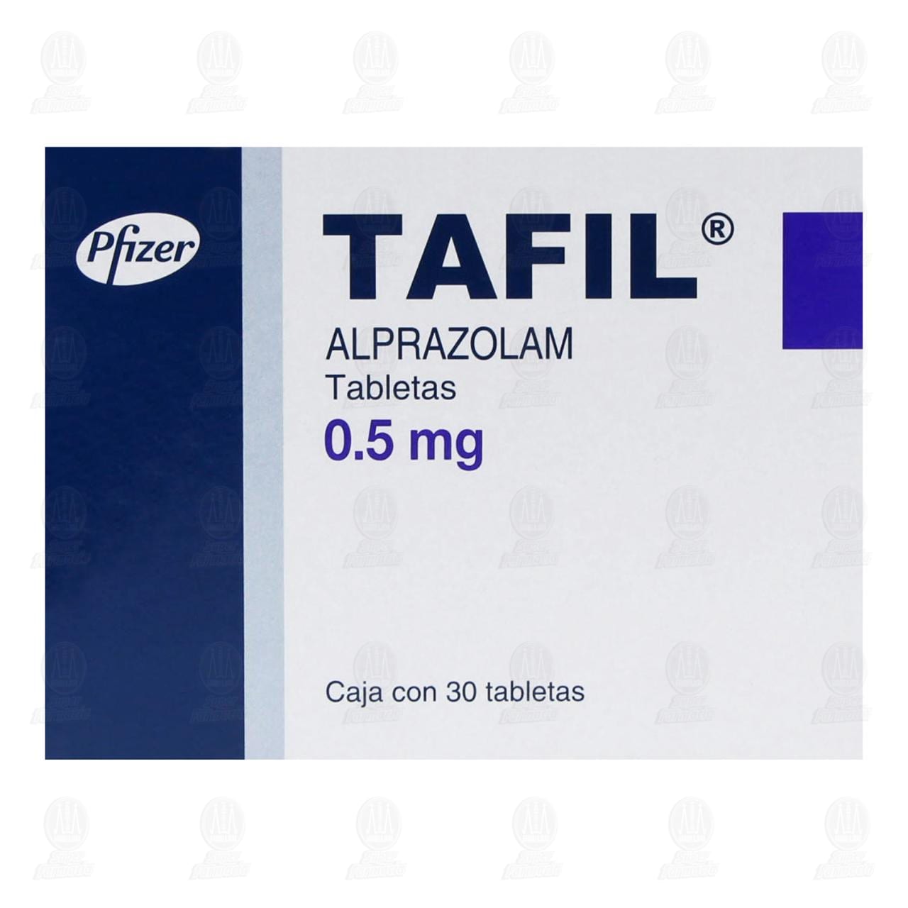 Tafil 0.5 mg, 30 Tabletas. image number 1
