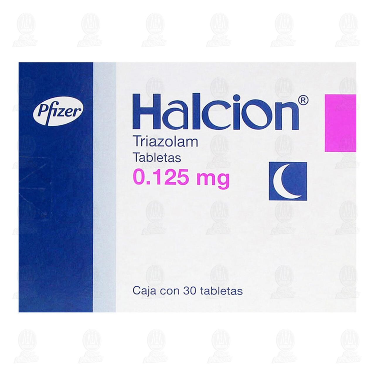 Halcion 0.125 mg, 30 Tabletas. image number 1