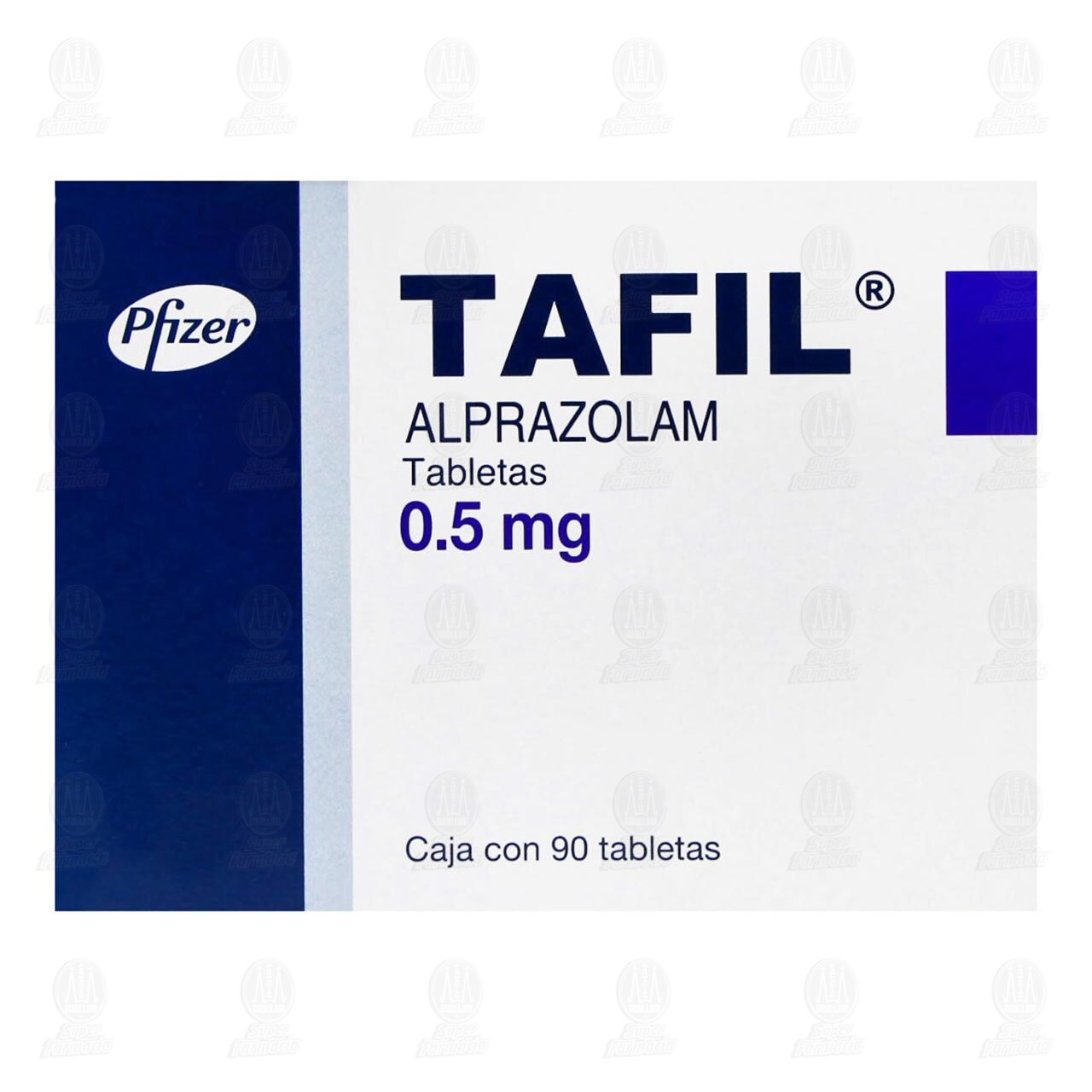 Tafil 0.5 mg, 90 Tabletas. image number 1