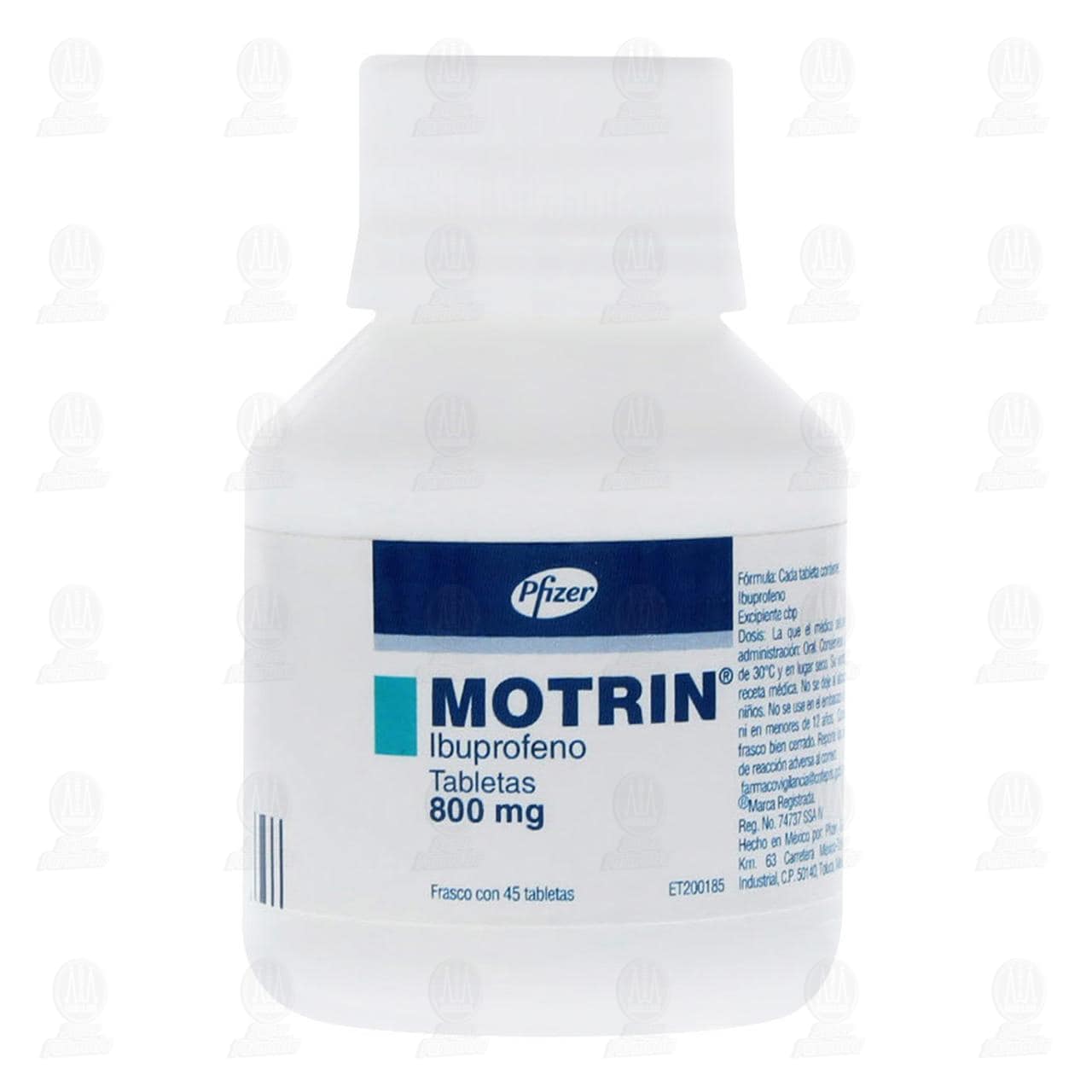 Motrin 800 mg, 45 Tabletas. image number 1