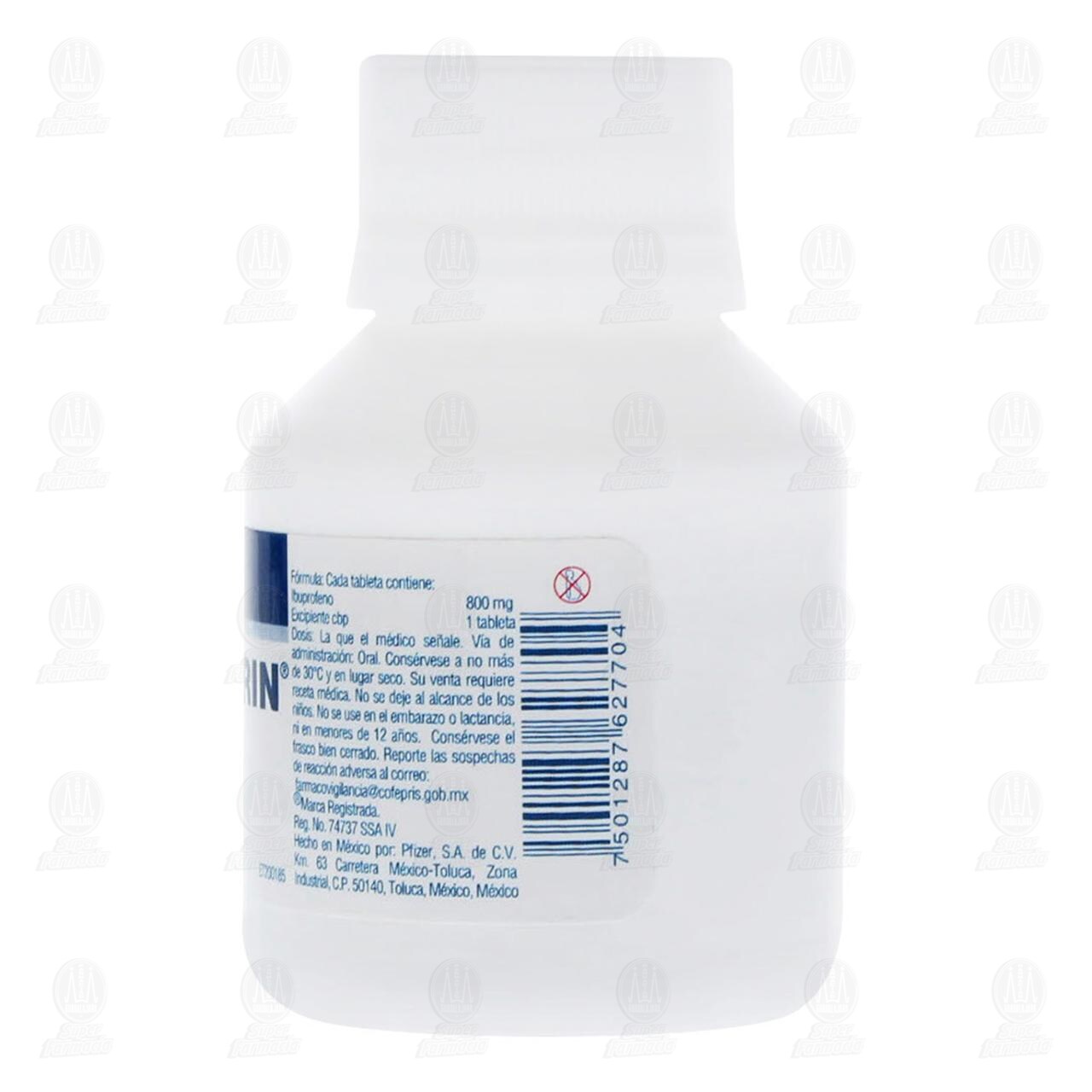 Motrin 800 mg, 45 Tabletas. image number 2