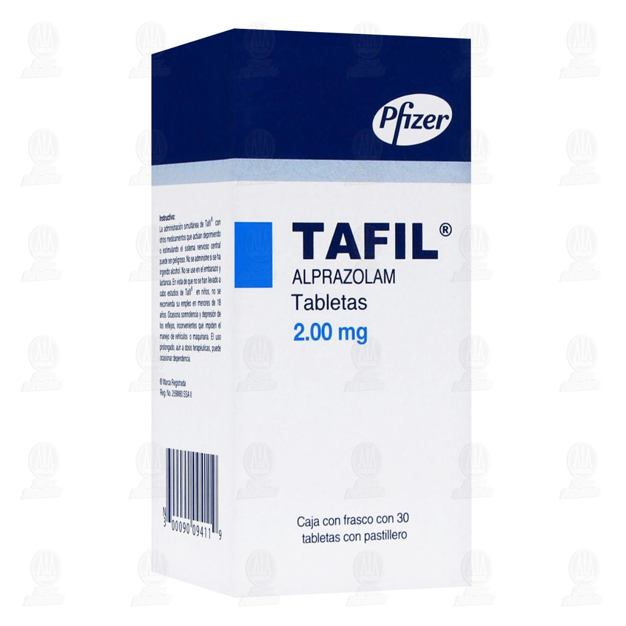 Tafil 2 mg 30, Tabletas. image number 0