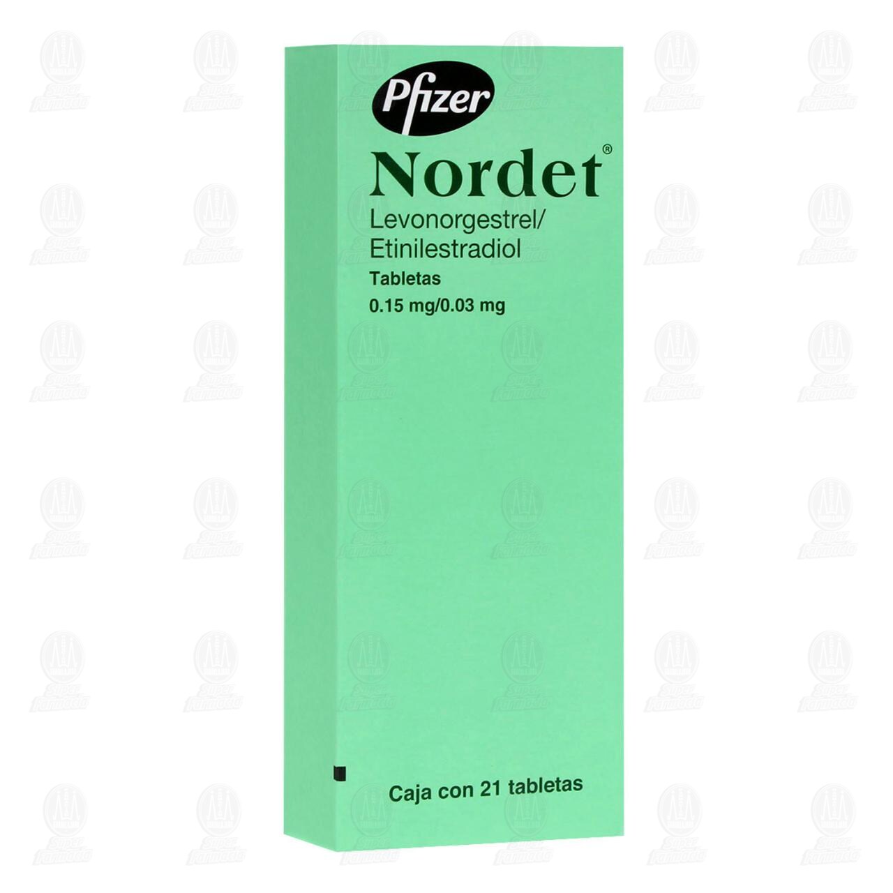 Nordet 0.15mg/0.03mg, 21 Tabletas. image number 0