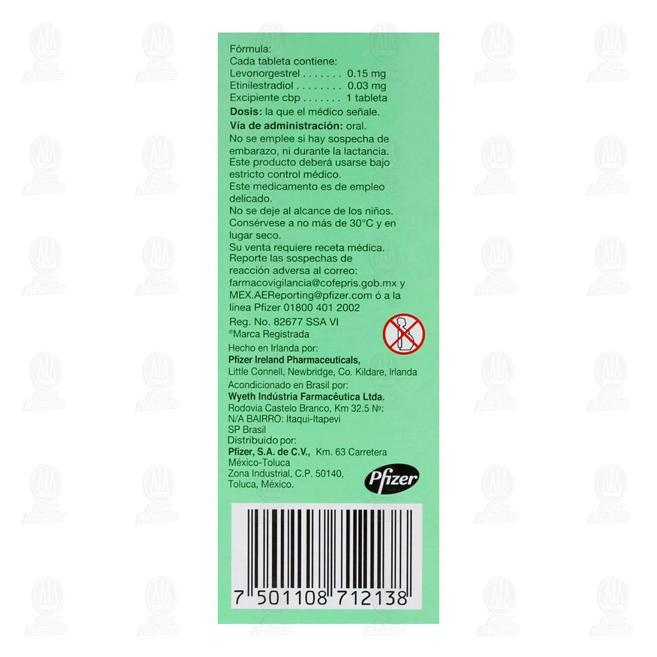 Nordet 0.15mg/0.03mg, 21 Tabletas. image number 2