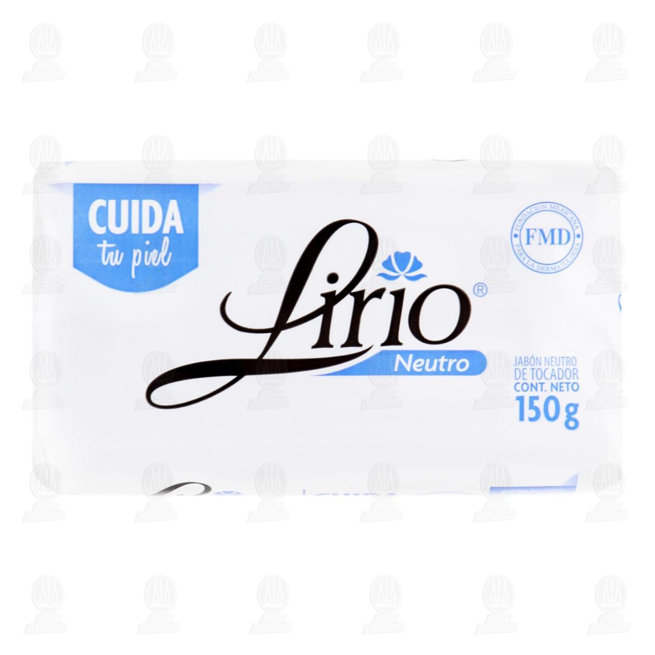 Jab&oacute;n de tocador Lirio Neutro, 150 gr. image number 0