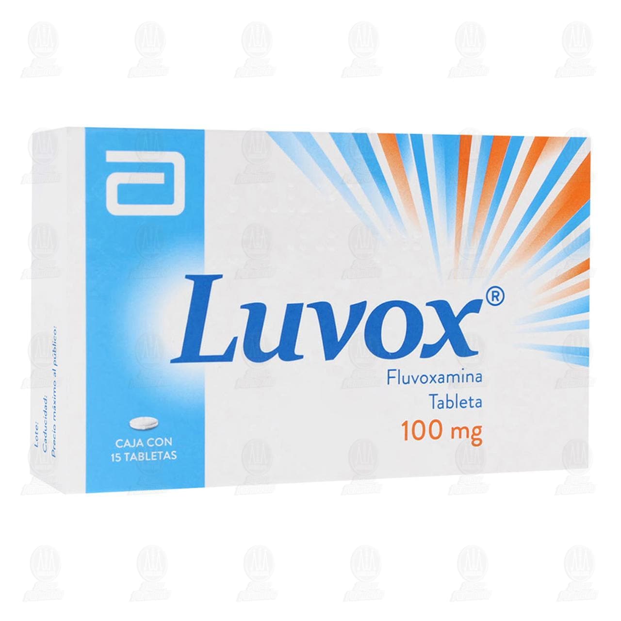 Luvox 100 mg, 15 Tabletas. image number 0