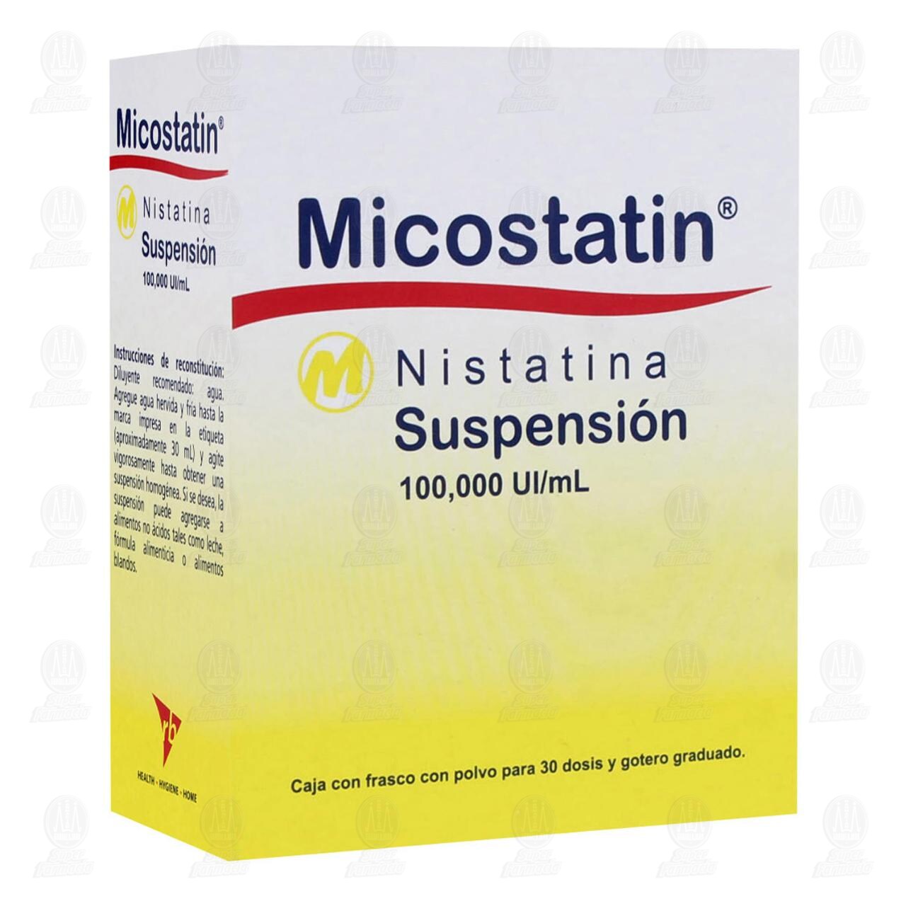 Micostatin 100,000UI/ml Suspensi&oacute;n, 30 Dosis. image number 0
