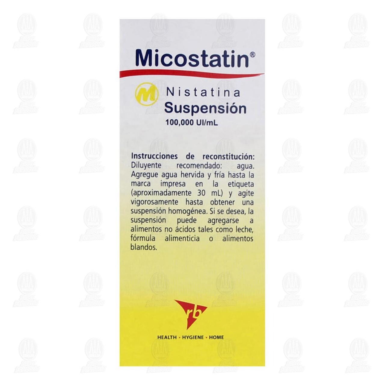 Micostatin 100,000UI/ml Suspensi&oacute;n, 30 Dosis. image number 3