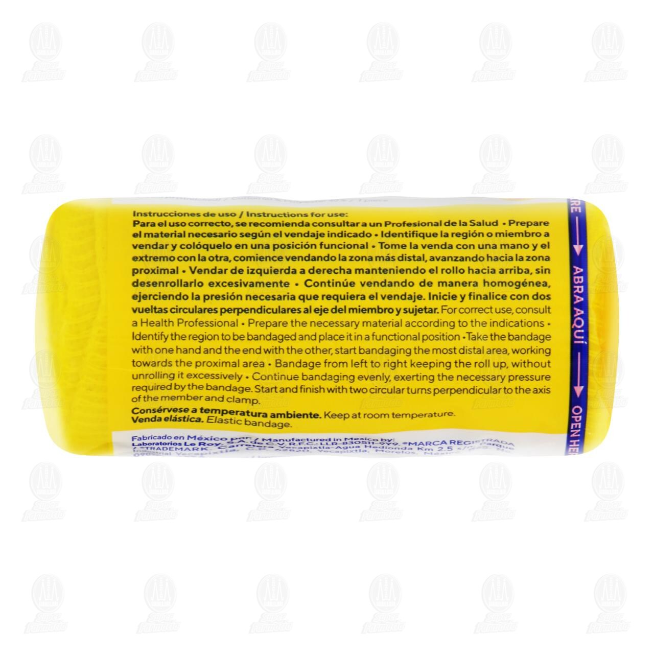 Venda El&aacute;stica Le Roy Premium 10cm x 5m Estirada, 1 pz. image number 1