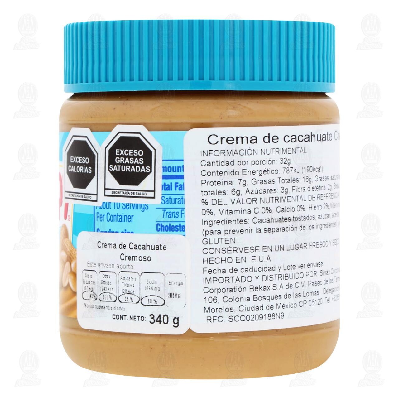 Crema de Cacahuate Skippy Cremosa, 340 gr. image number 2