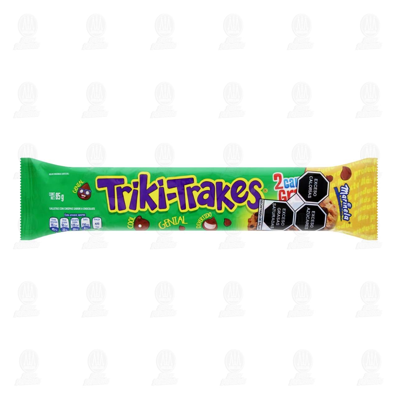 Imagen para Galletas Triki-Trakes Marinela con Chispas Sabor a Chocolate, 85 gr.