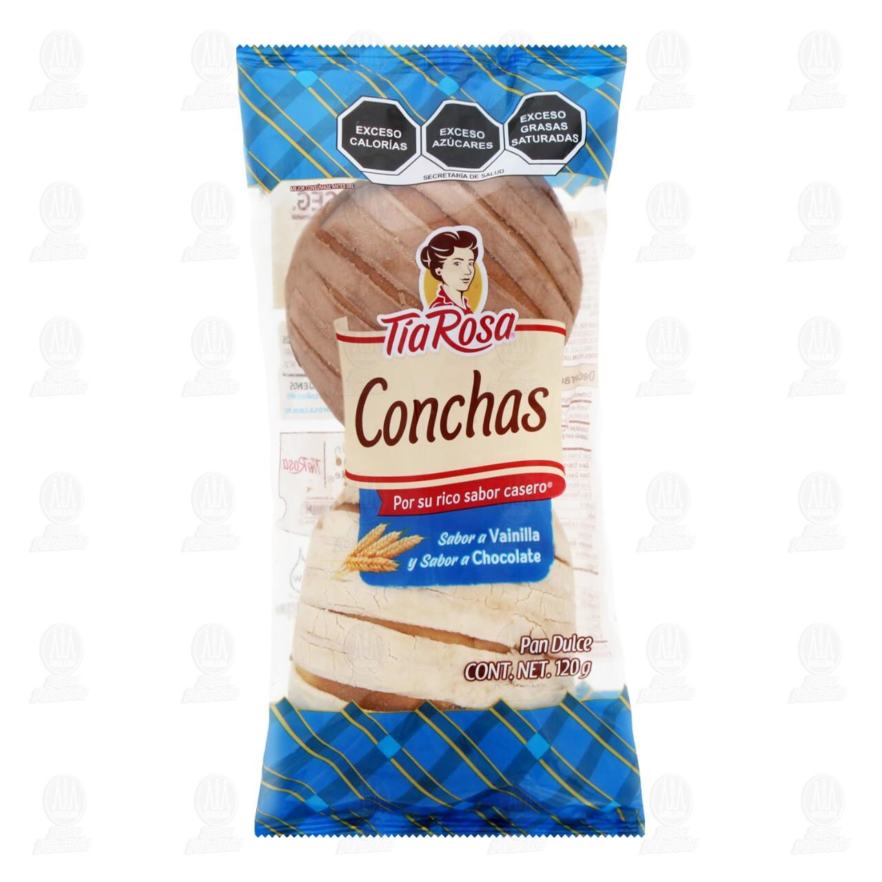 Pan Dulce Conchas Tía Rosa, 120 gr. Smart Club