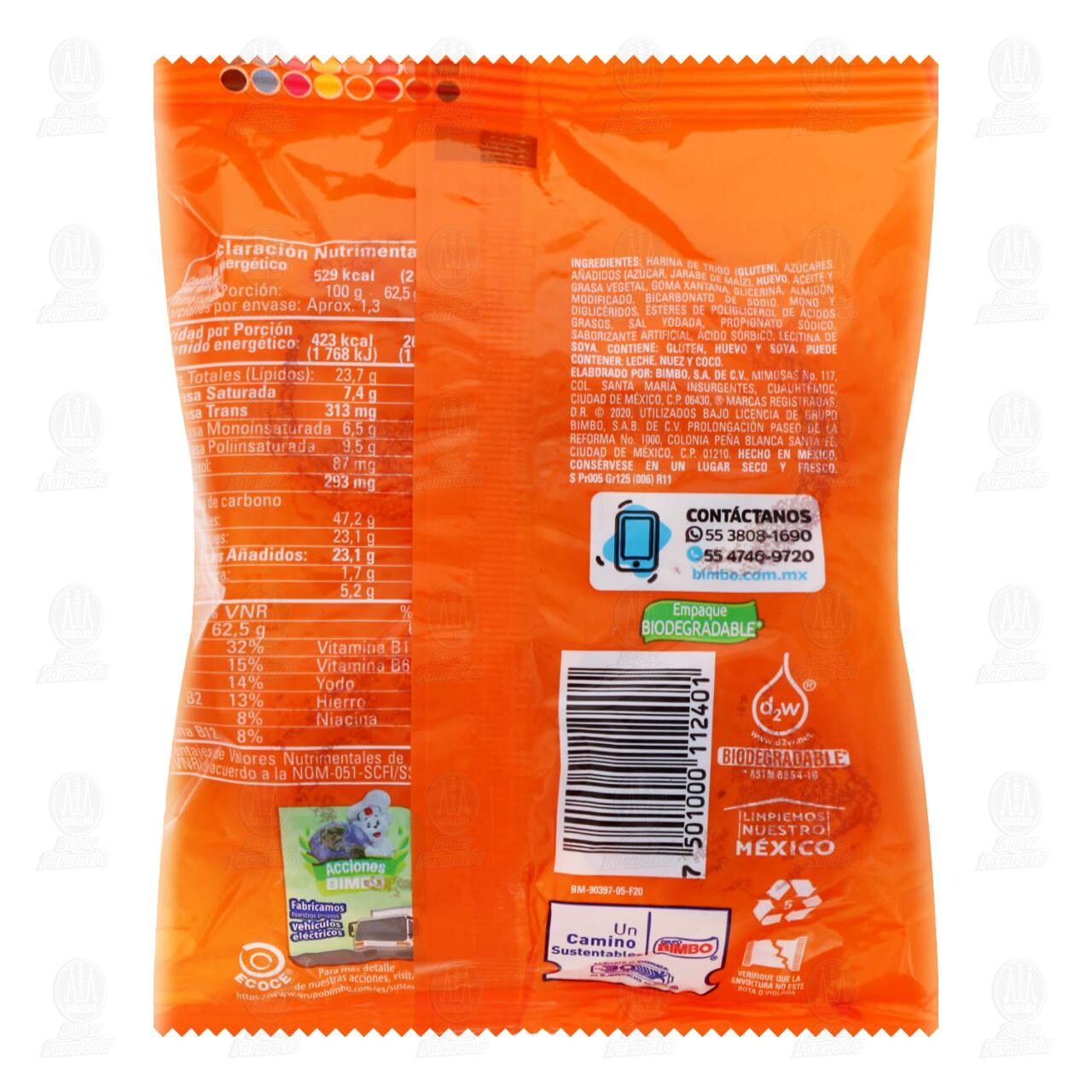 Mantecadas Bimbo 4 pzas, 125 gr. image number 1