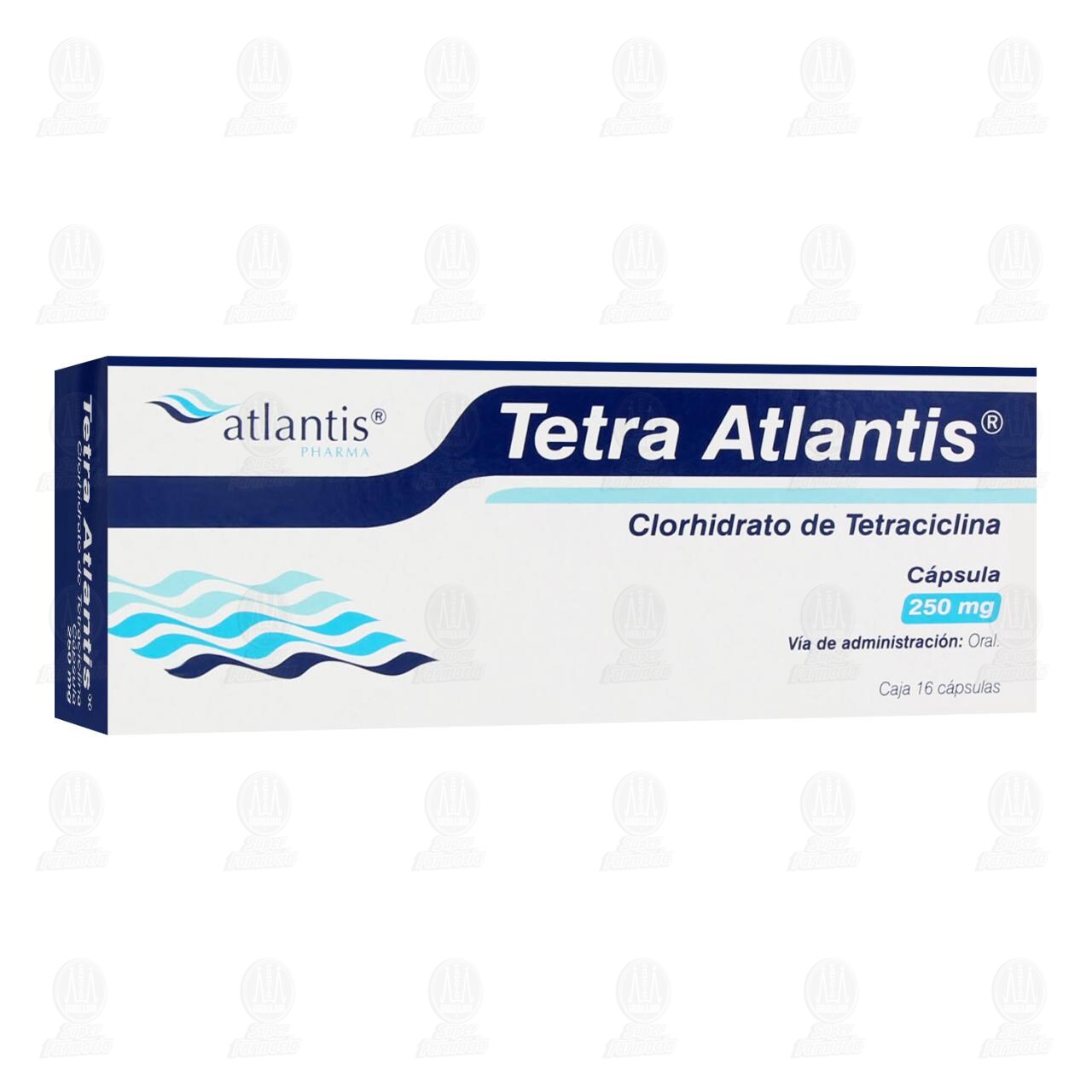 &nbsp;Treta Atlantis 250 mg, 16 C&aacute;psulas. image number 0