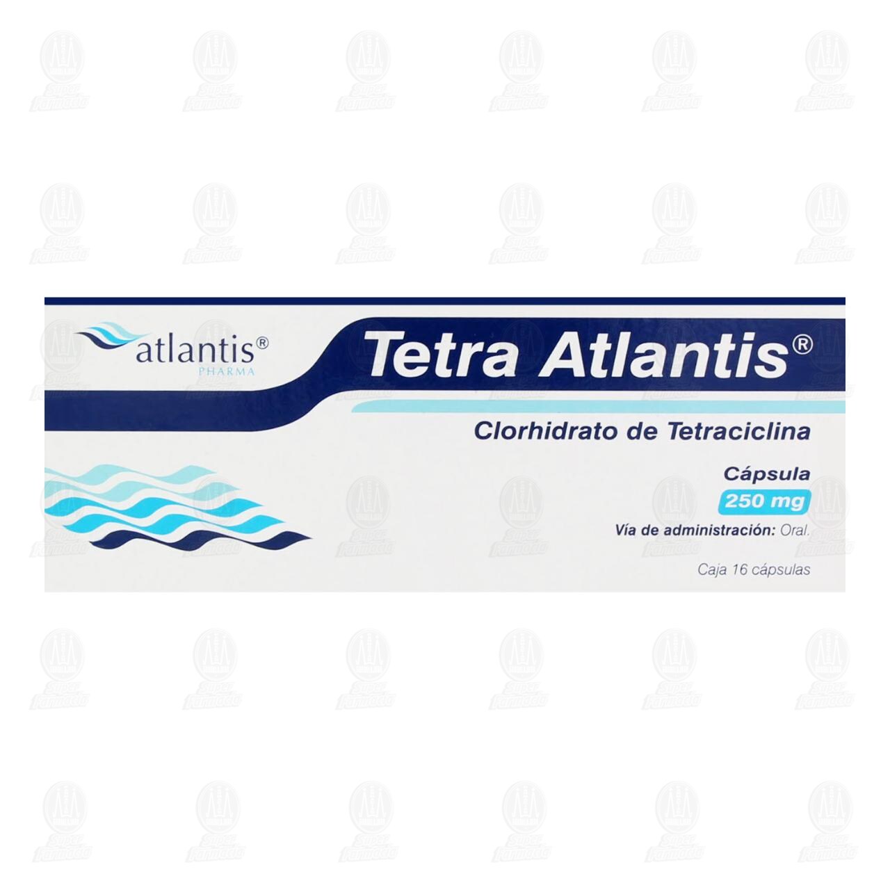 &nbsp;Treta Atlantis 250 mg, 16 C&aacute;psulas. image number 1