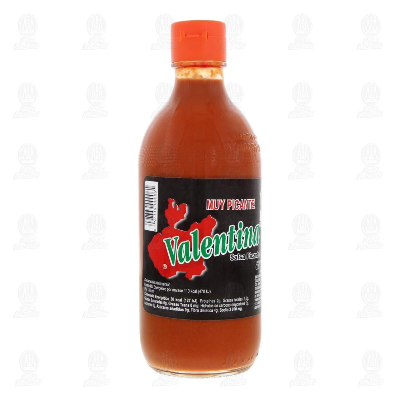 Salsa Valentina Muy Picante, 370 ml. image number 0