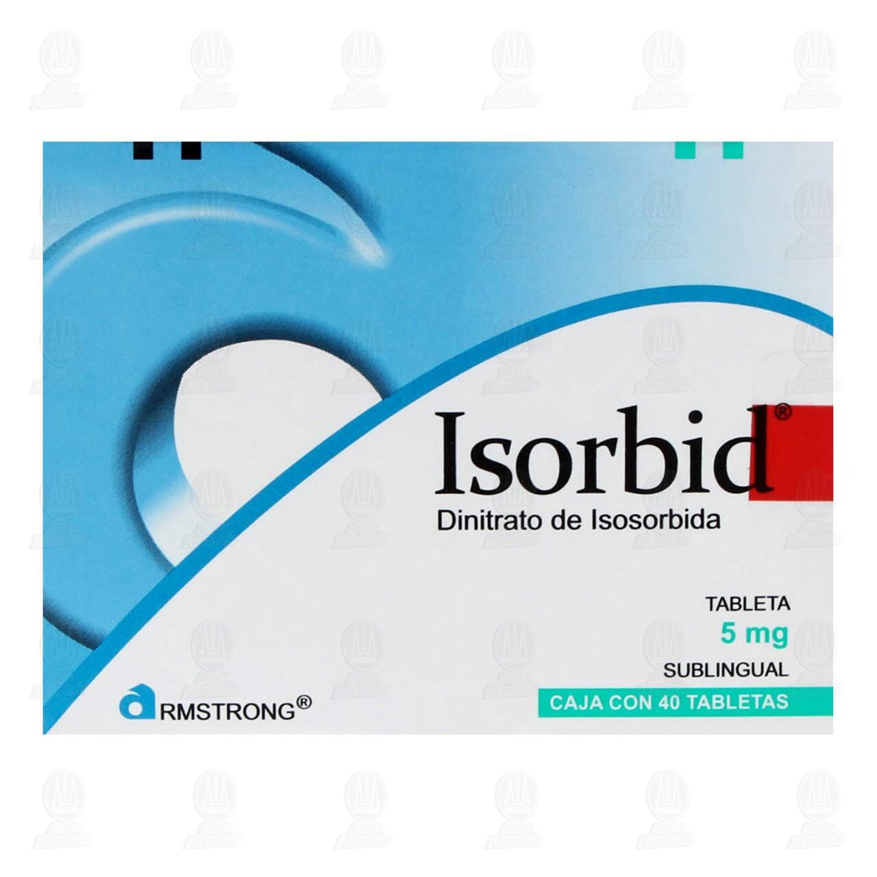 Isorbid 5 mg, 40 Tabletas. image number 1