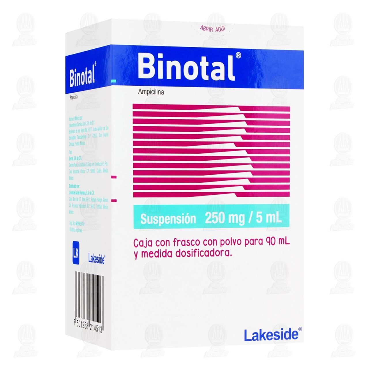 Binotal 250mg/5ml, 90 ml. image number 0