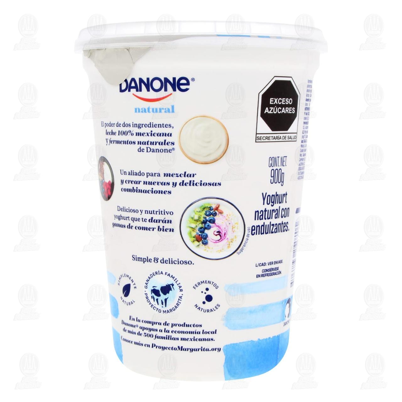 Yoghurt Danone Natural, 900 gr. image number 2