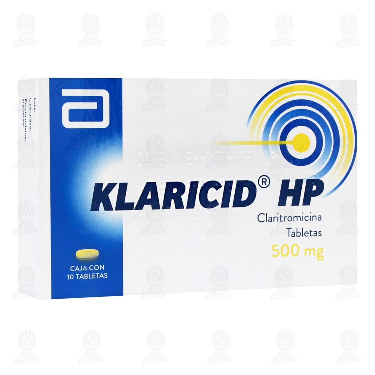 Klaricid HP 500 mg, 10 Tabletas. image number 0