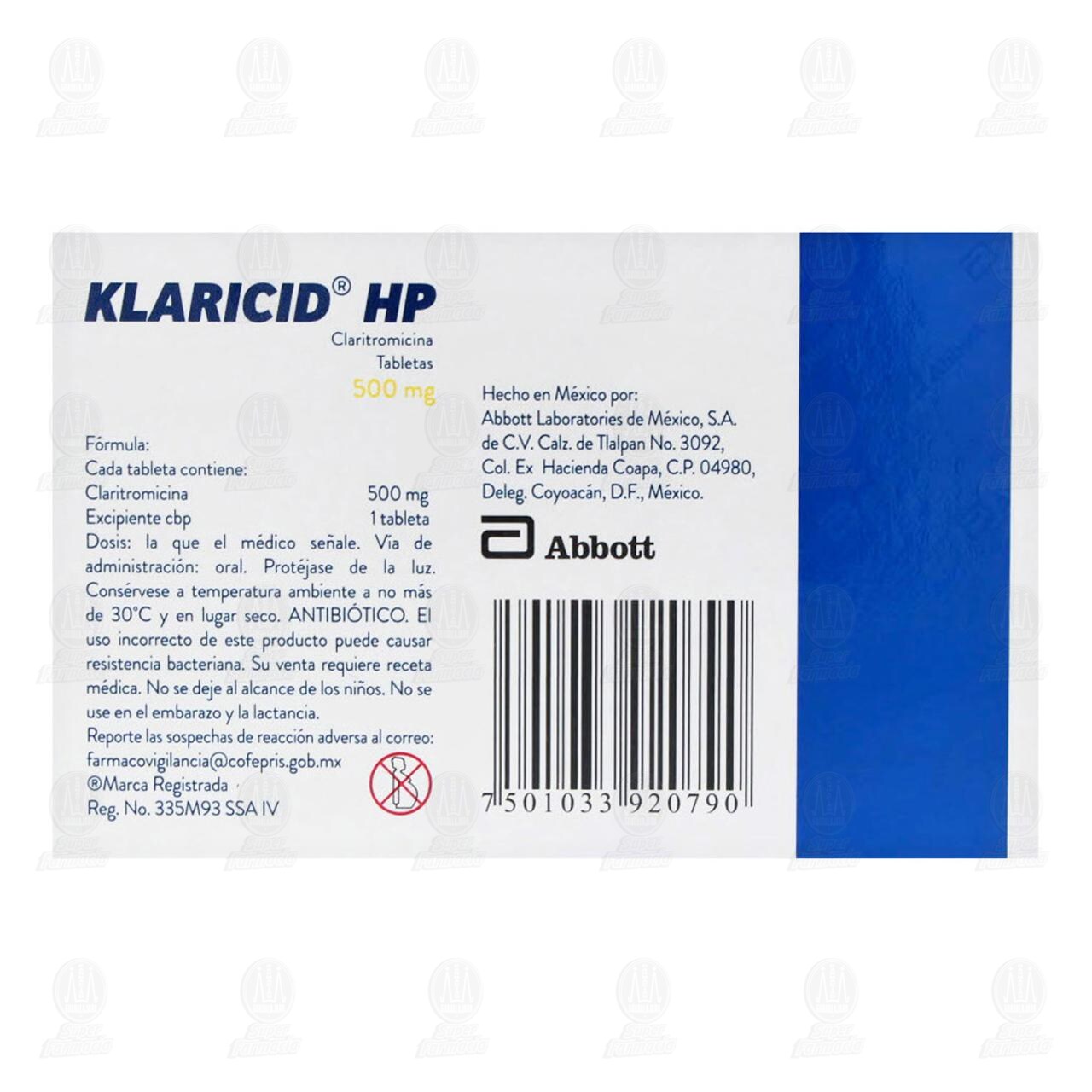 Klaricid HP 500 mg, 10 Tabletas. image number 2