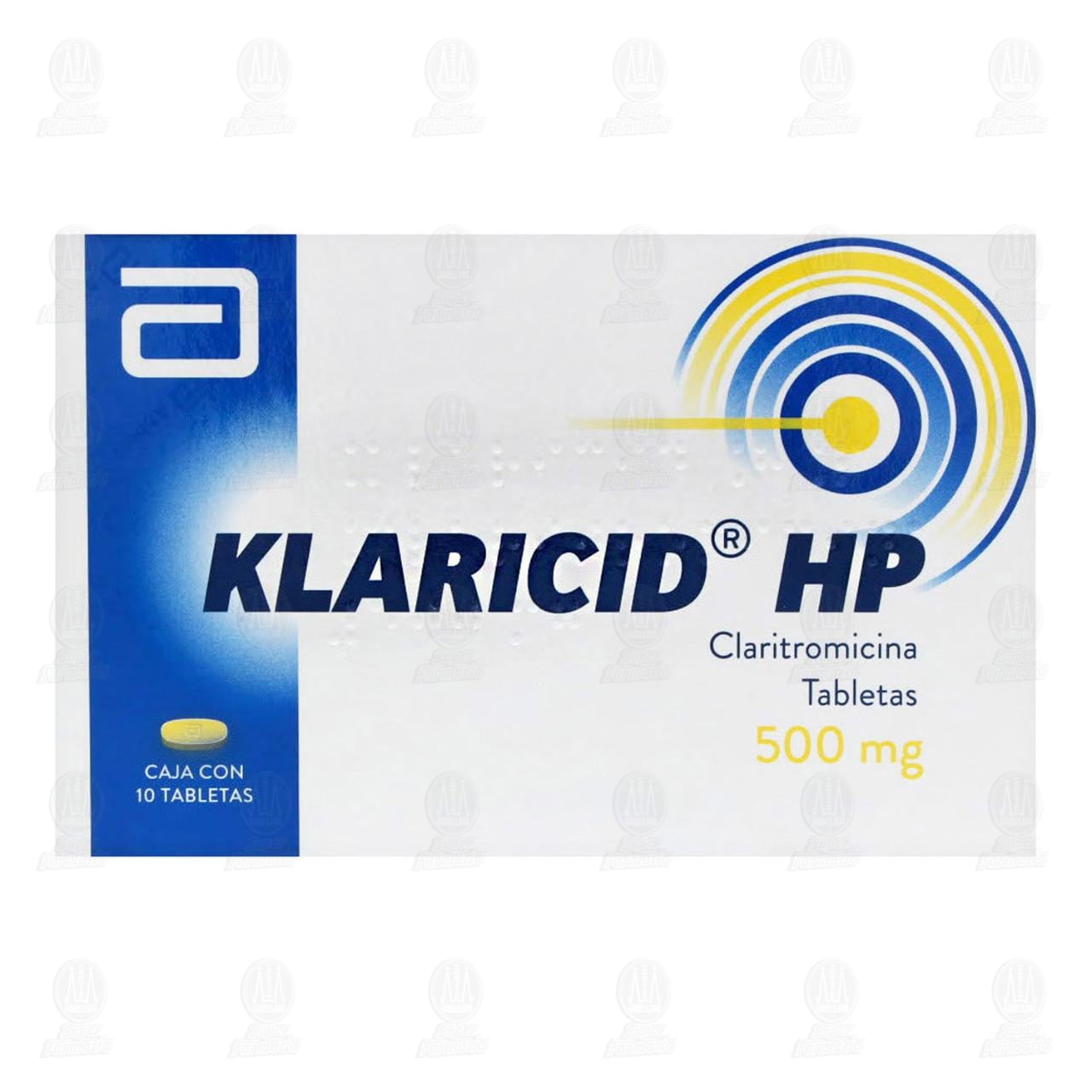 Klaricid HP 500 mg, 10 Tabletas. image number 1