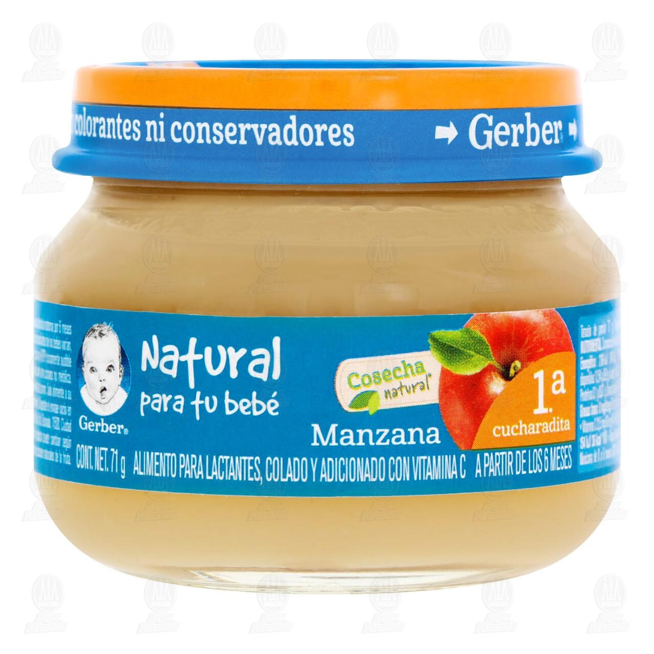 Papilla Gerber Cosecha Natural Etapa 1 Manzana, 71 gr. image number 1