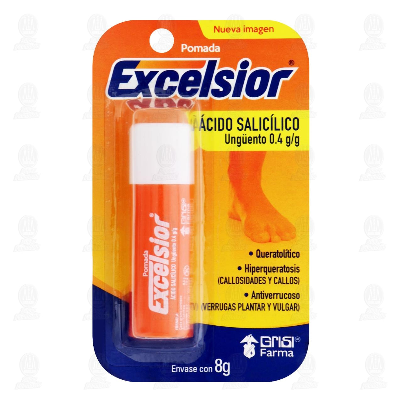 Imagen para Excelsior Pomada Ungüento 0.4g/g, 8 gr.