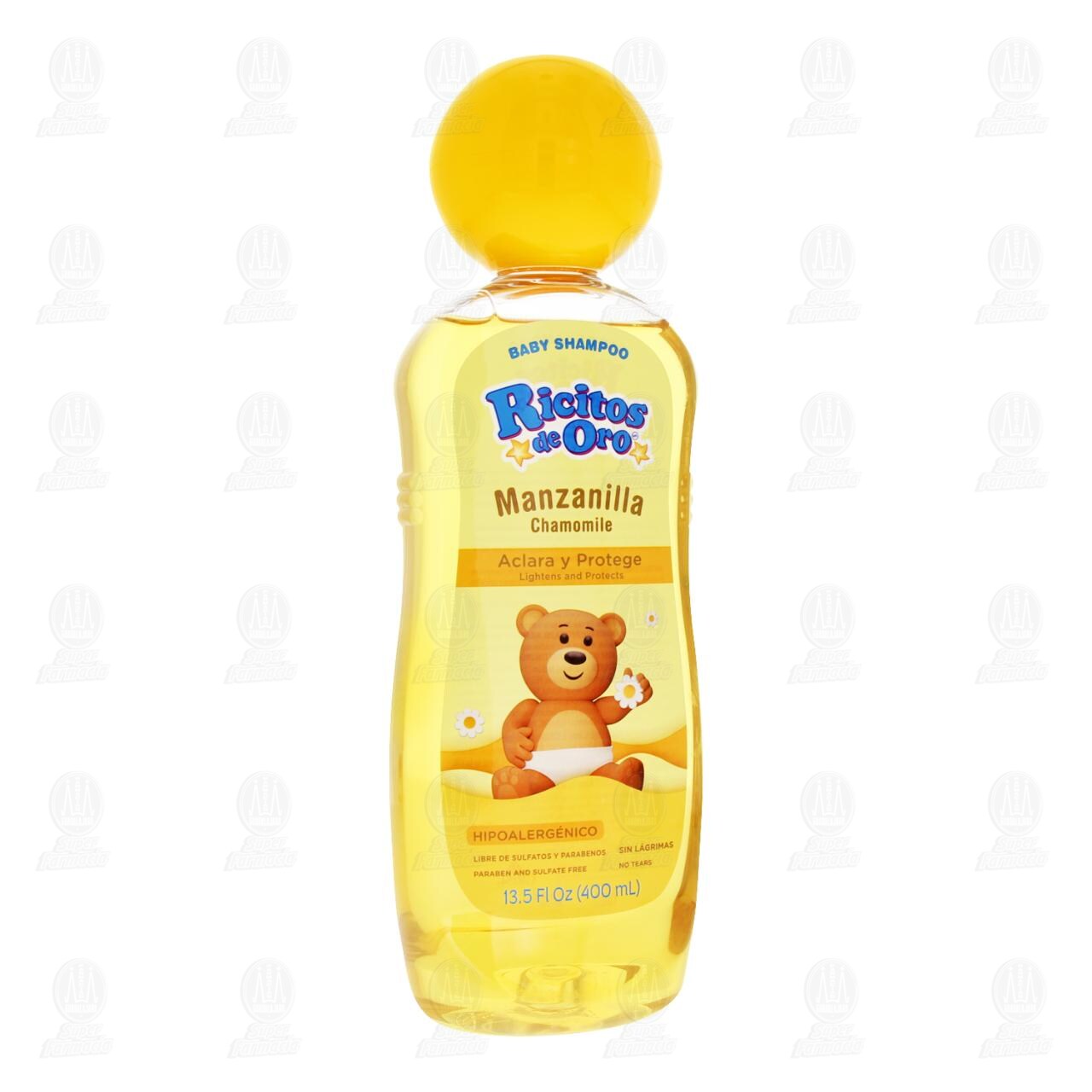 Ricitos de Oro Shampoo Grisi Manzanilla, 400 ml.