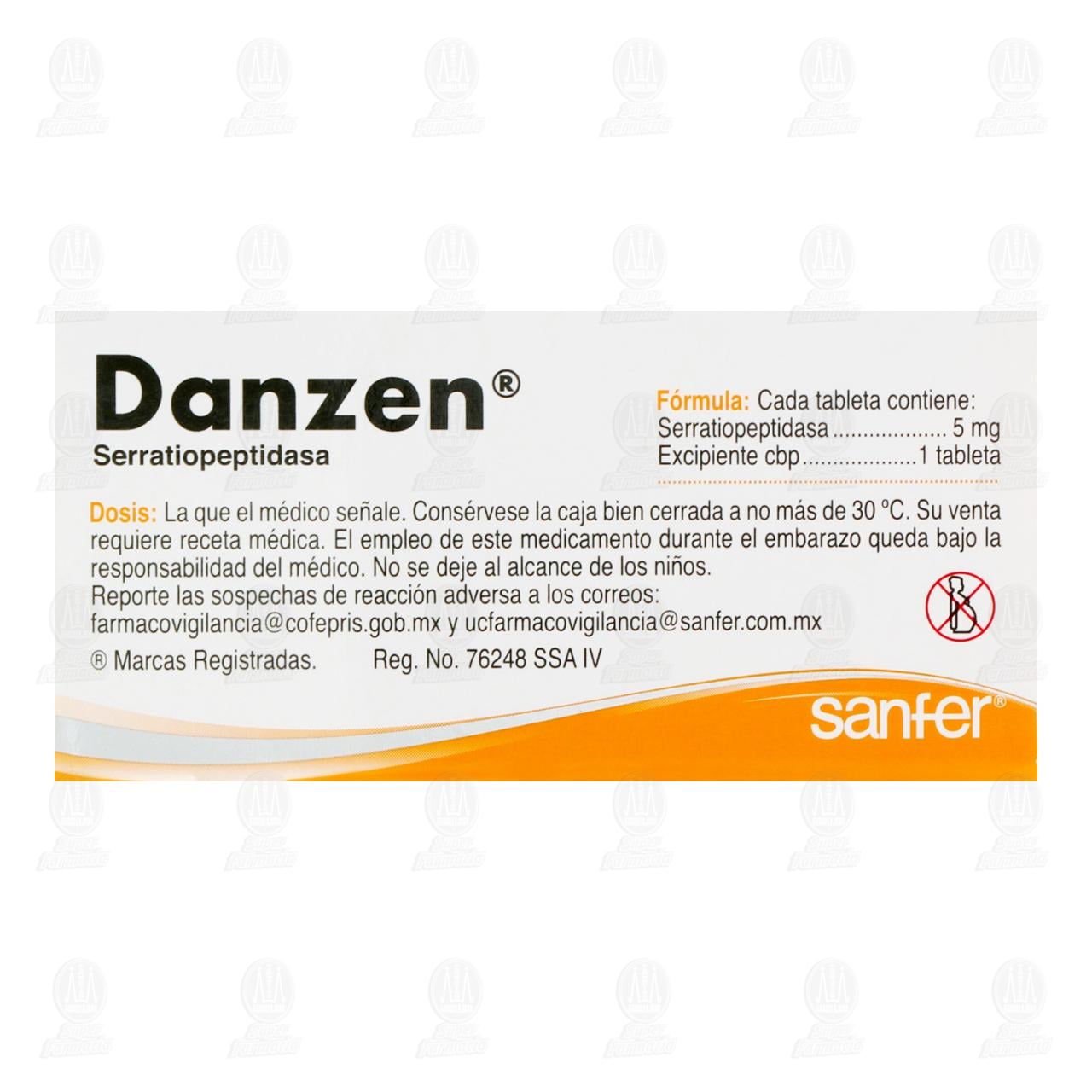 Danzen 5 mg, 30 Tabletas. image number 2