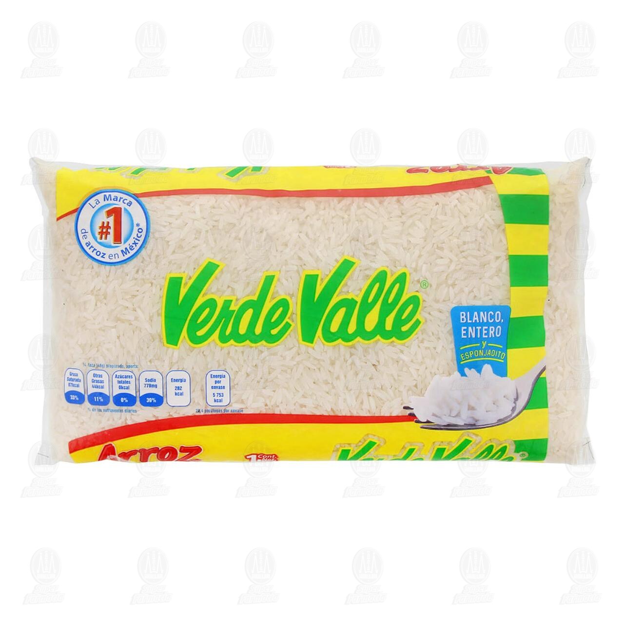 Arroz Verde Valle Súper Extra, 1 kg.