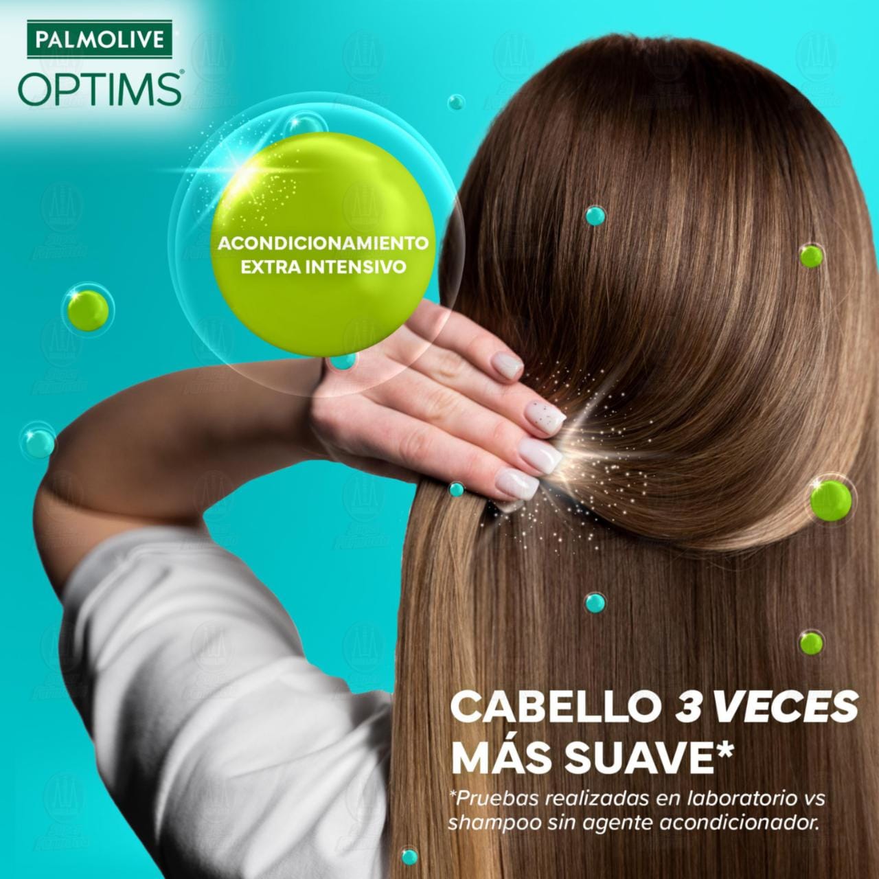Shampoo Palmolive Optims 2 en 1 Nivel 4 Extra Intensivo, 400 ml. image number 3