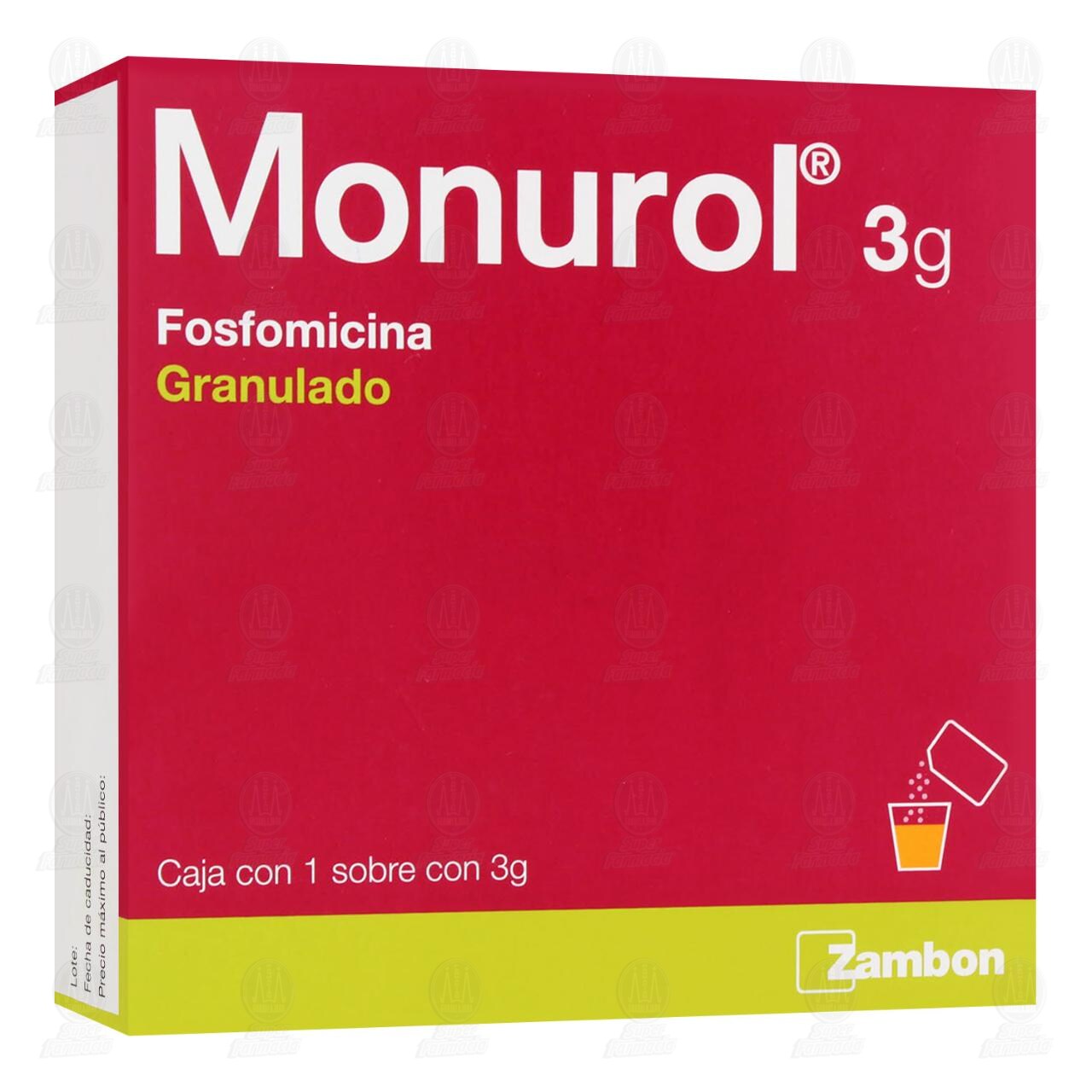 Monurol 3 Gr 1 Sobre Granulado 