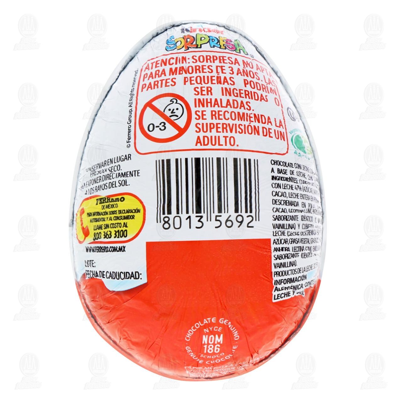 Huevo de Chocolate Kinder Sorpresa Dinosaurio, 20 gr. image number 2