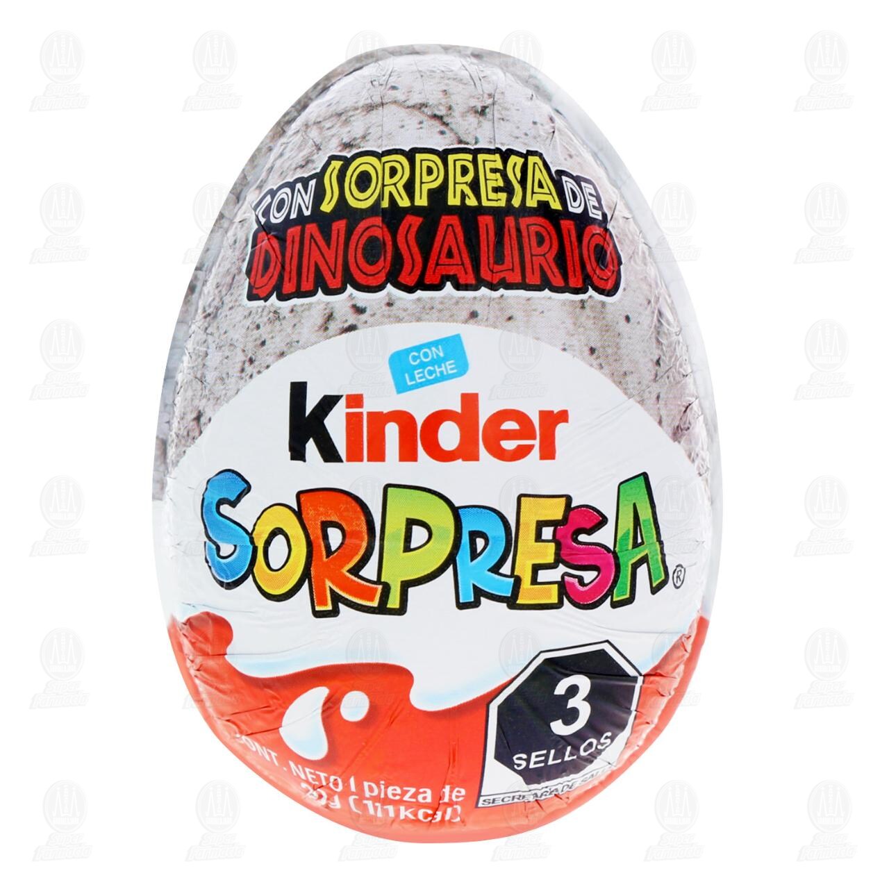 Huevo de Chocolate Kinder Sorpresa Dinosaurio, 20 gr. image number 1