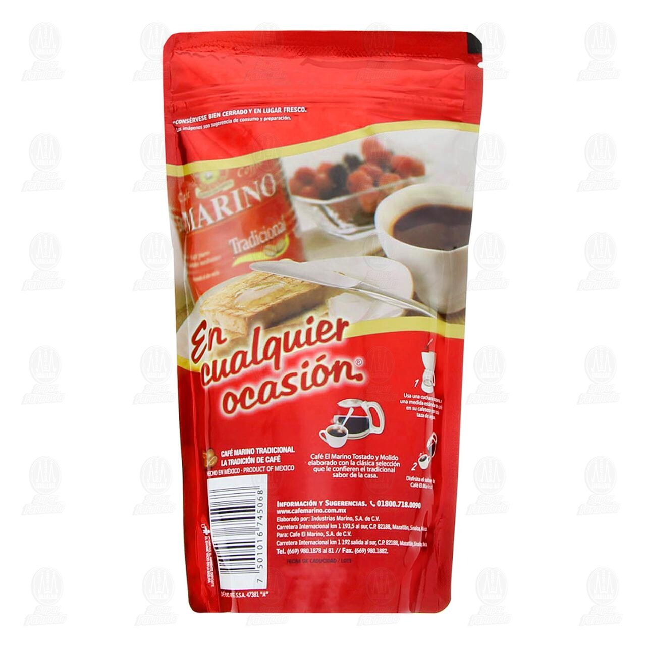 Caf&eacute; Puro El Marino Tipo Americano, 250 gr. image number 1