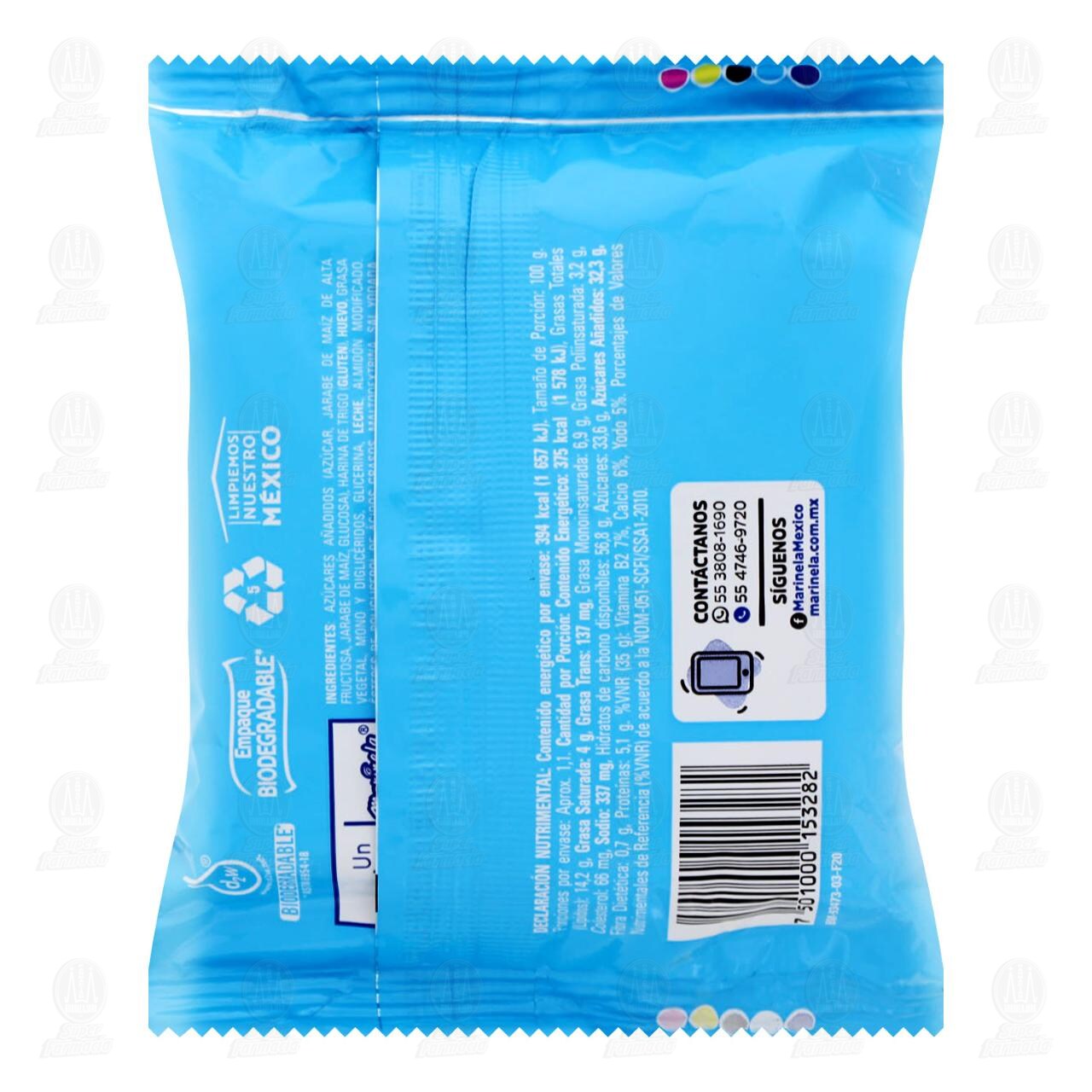 Submarinos de Vainilla Marinela, 3 pzas 105 gr. image number 1