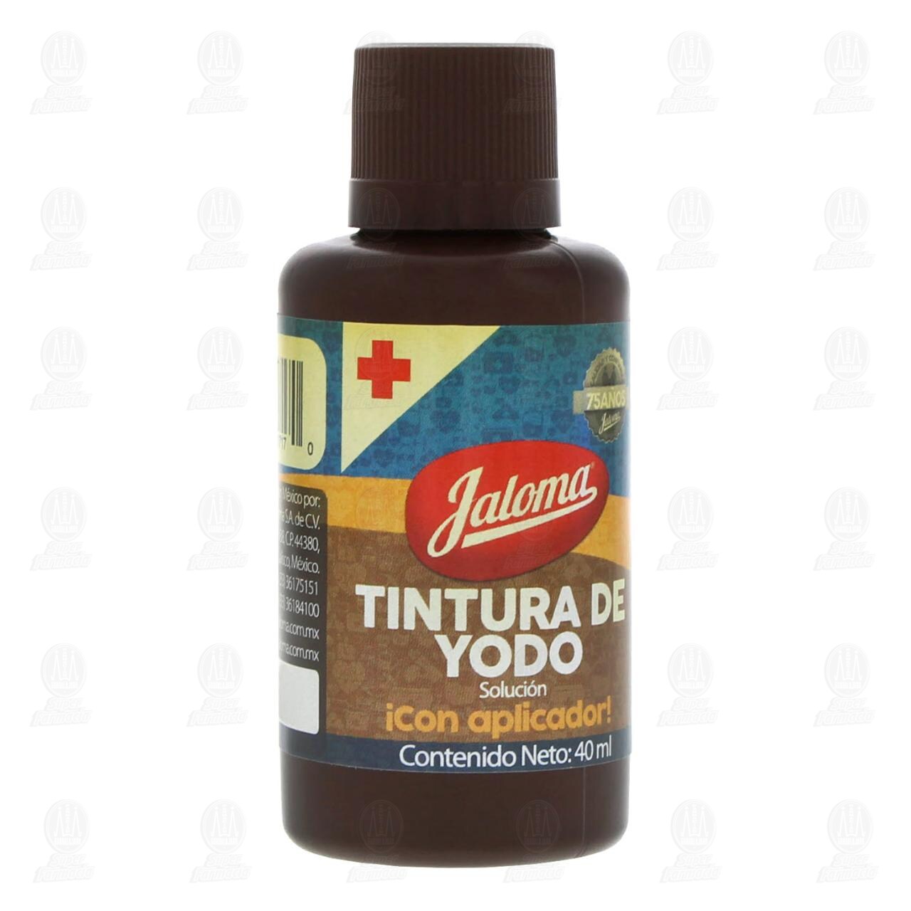 Tintura de Yodo Jaloma, 40 ml.