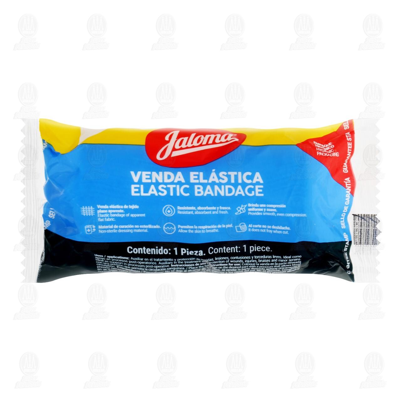 Venda El&aacute;stica Jaloma 10cm x 5m, 1 pz.