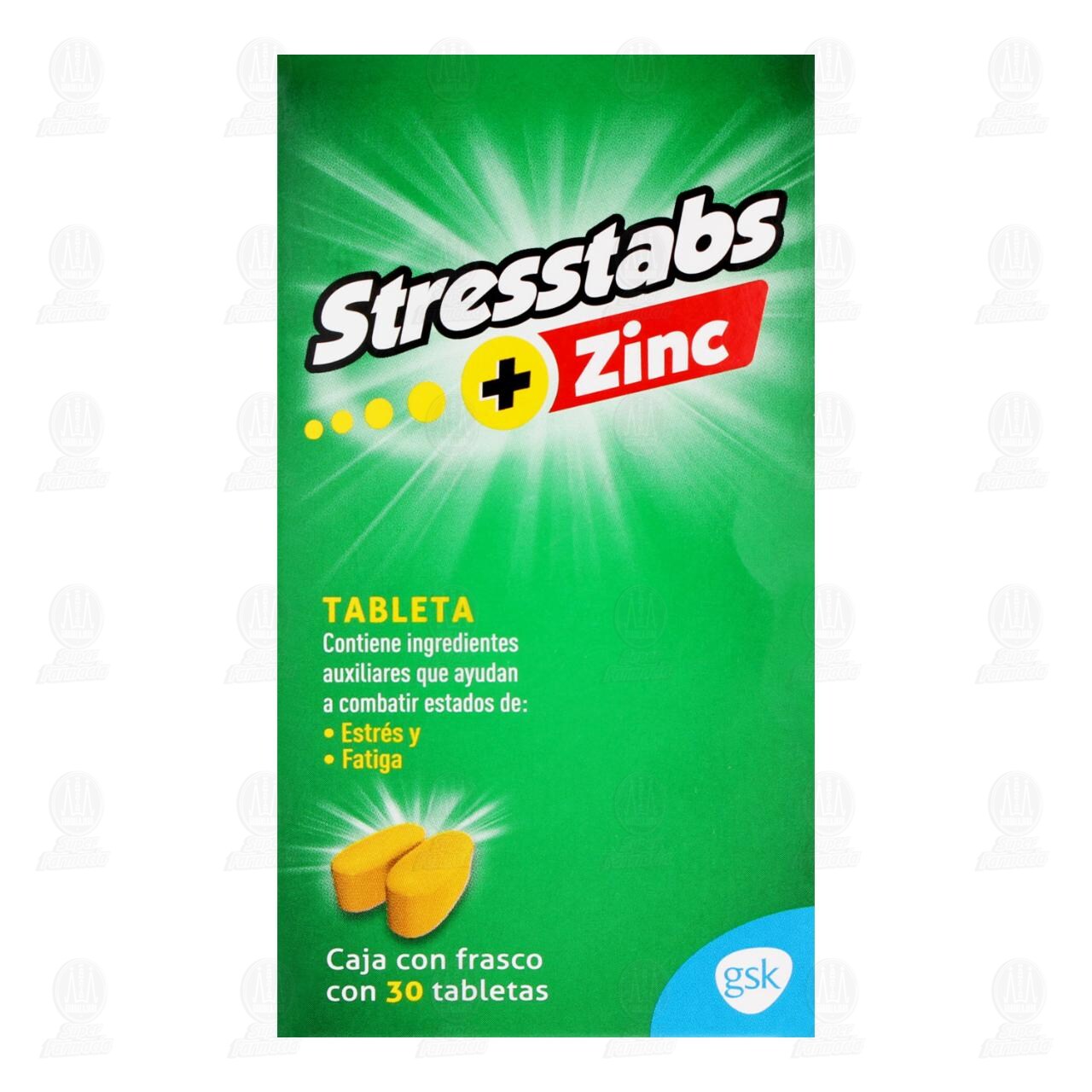 Stresstabs + Zinc, 30 Tabletas. image number 1