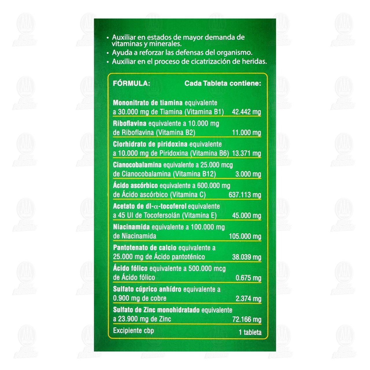 Stresstabs + Zinc, 30 Tabletas. image number 2