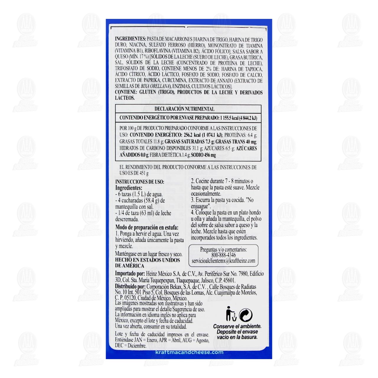 Pasta Kraft Mac & Cheese con Salsa Sabor a Queso, 206 gr. image number 2