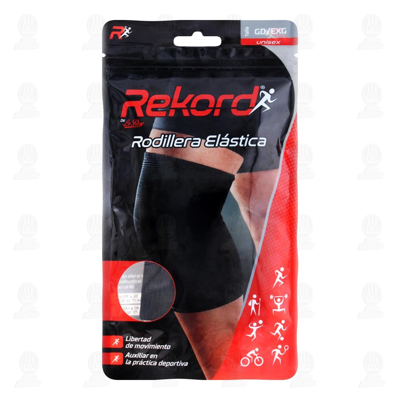 Rodillera Elástica Rekord de Le Roy GD/EXG Unisex, 1 pz. image number 0