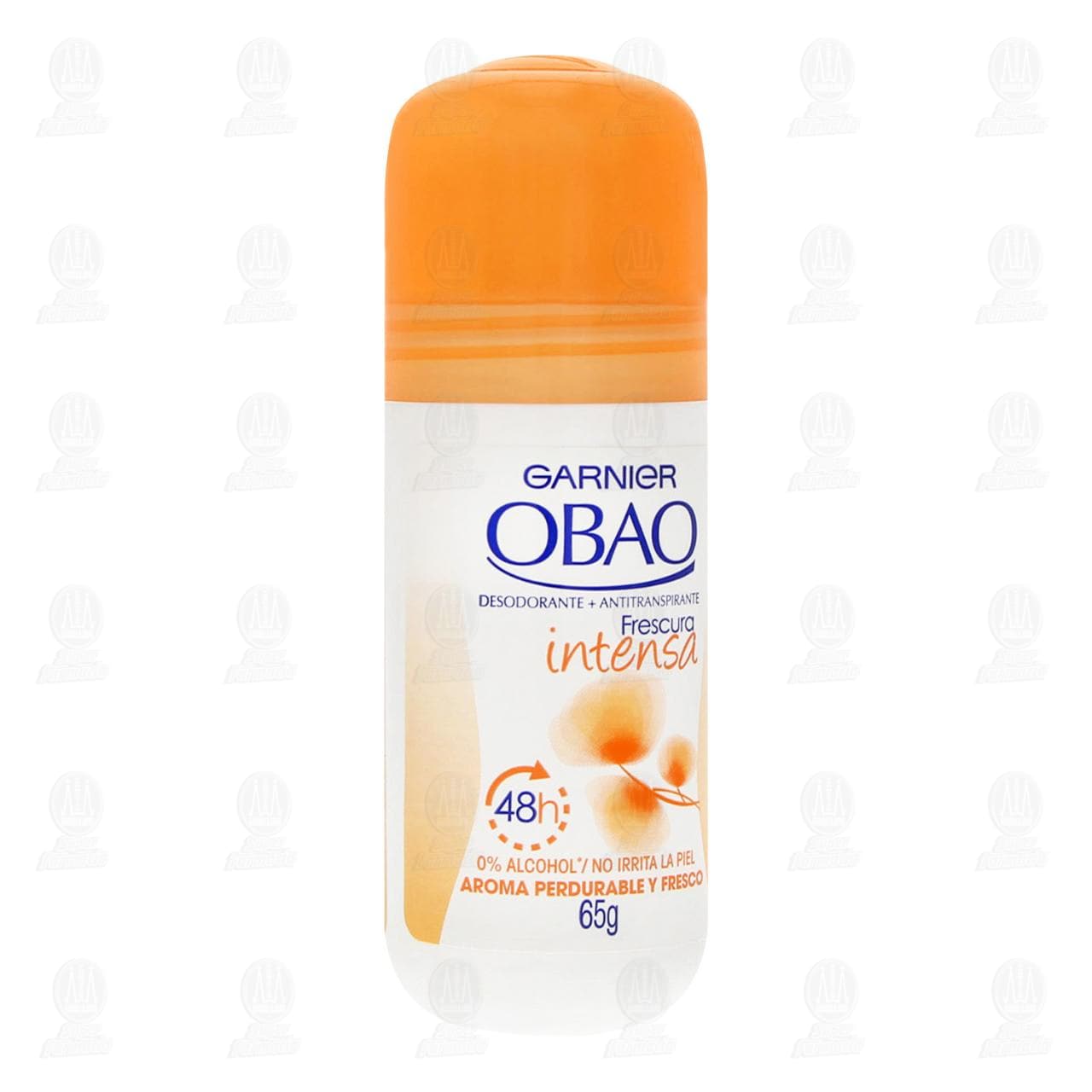Imagen para Desodorante y antitranspirante Garnier Obao frescura intensa en roll-on para mujer, con aroma perdurable que no irrita la piel y te protege hasta por 48 horas. Envase con 65 gramos.