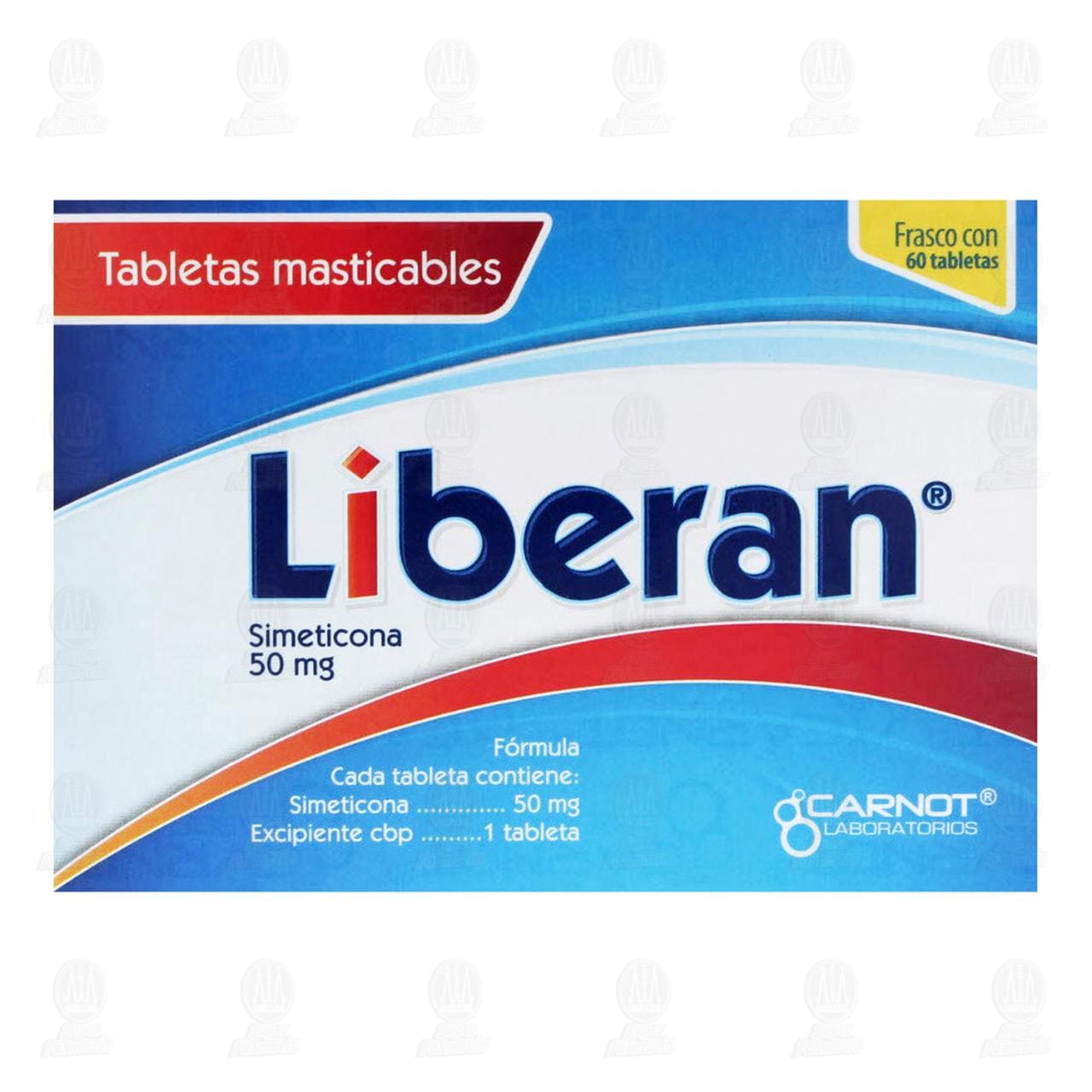 Liberan 50 mg, 60 Tabletas Masticables. image number 2