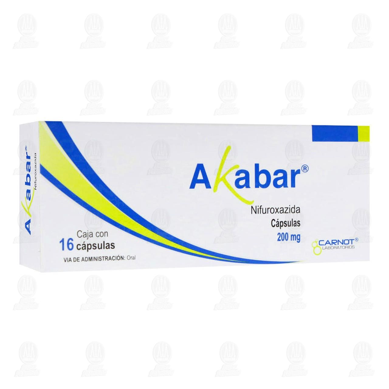 Akabar 200 mg, 16 C&aacute;psulas. image number 0