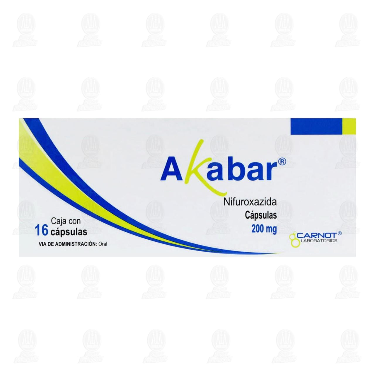 Akabar 200 mg, 16 C&aacute;psulas. image number 1
