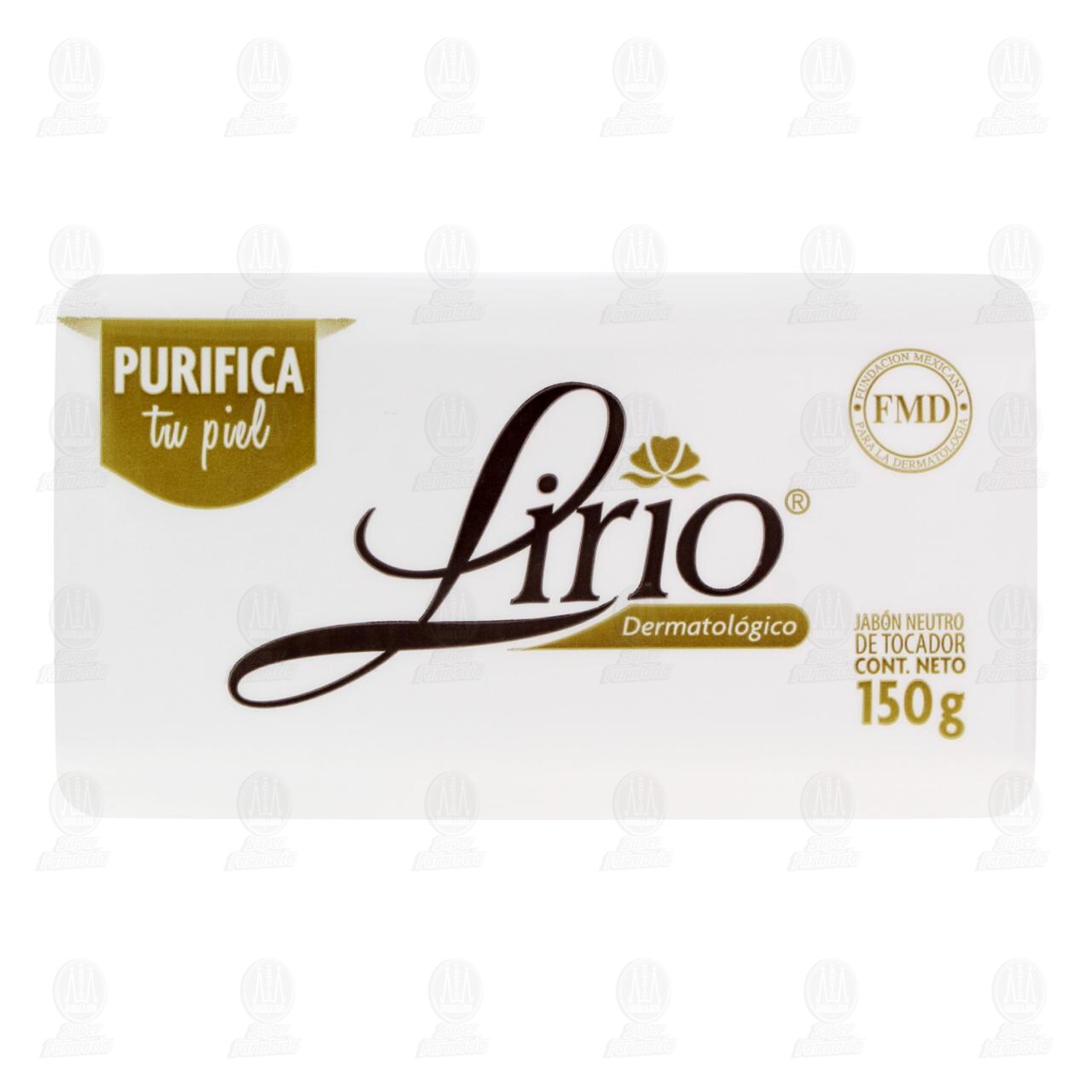 Jab&oacute;n de tocador Lirio Dermatol&oacute;gico, 150 gr. image number 1