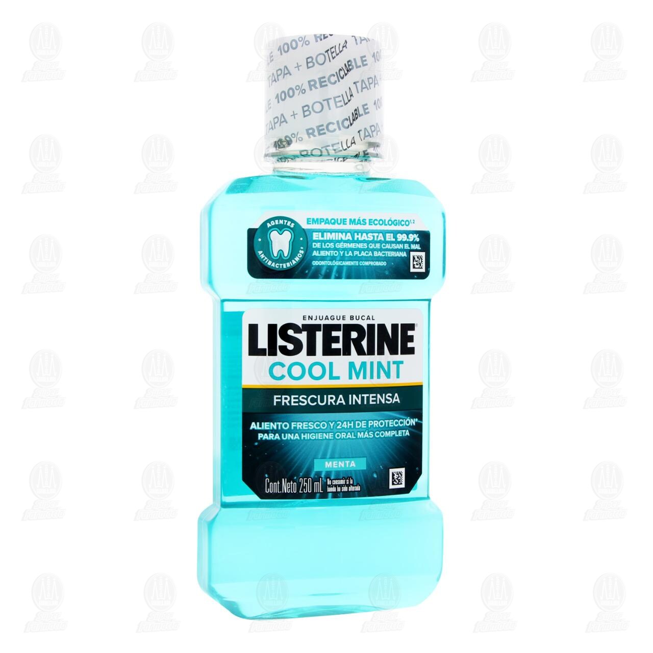 Enjuague Bucal Listerine Cool Mint Frescura Intensa, 250 ml. image number 0