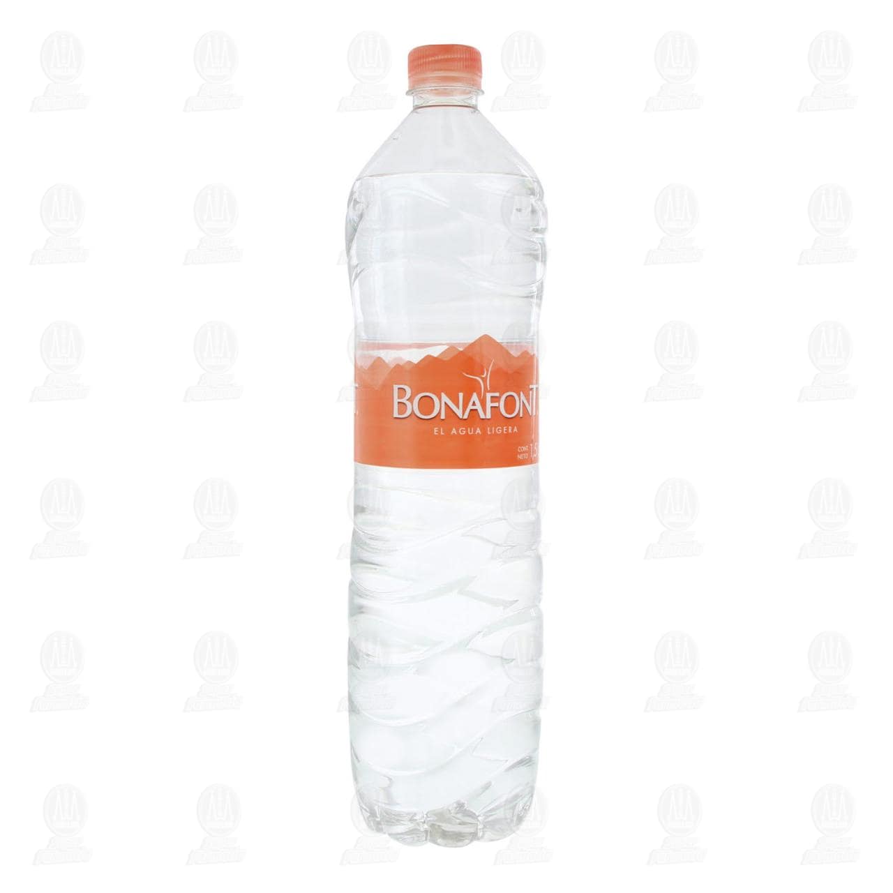 Imagen para Agua natural Bonafont, ligera para consumo humano. Botella de 1.5 litros.